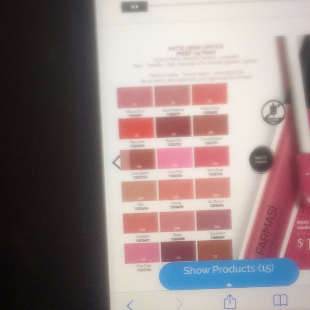 Matte liquid lipstick